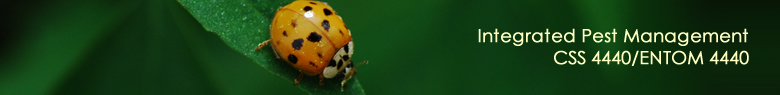Integrated Pest Management - CSS 4440/ENTOM 4440